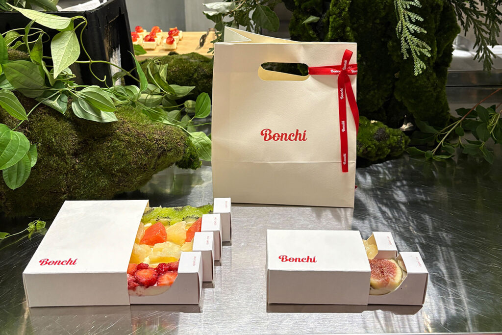 Bonchi Standの商品やラッピングの写真