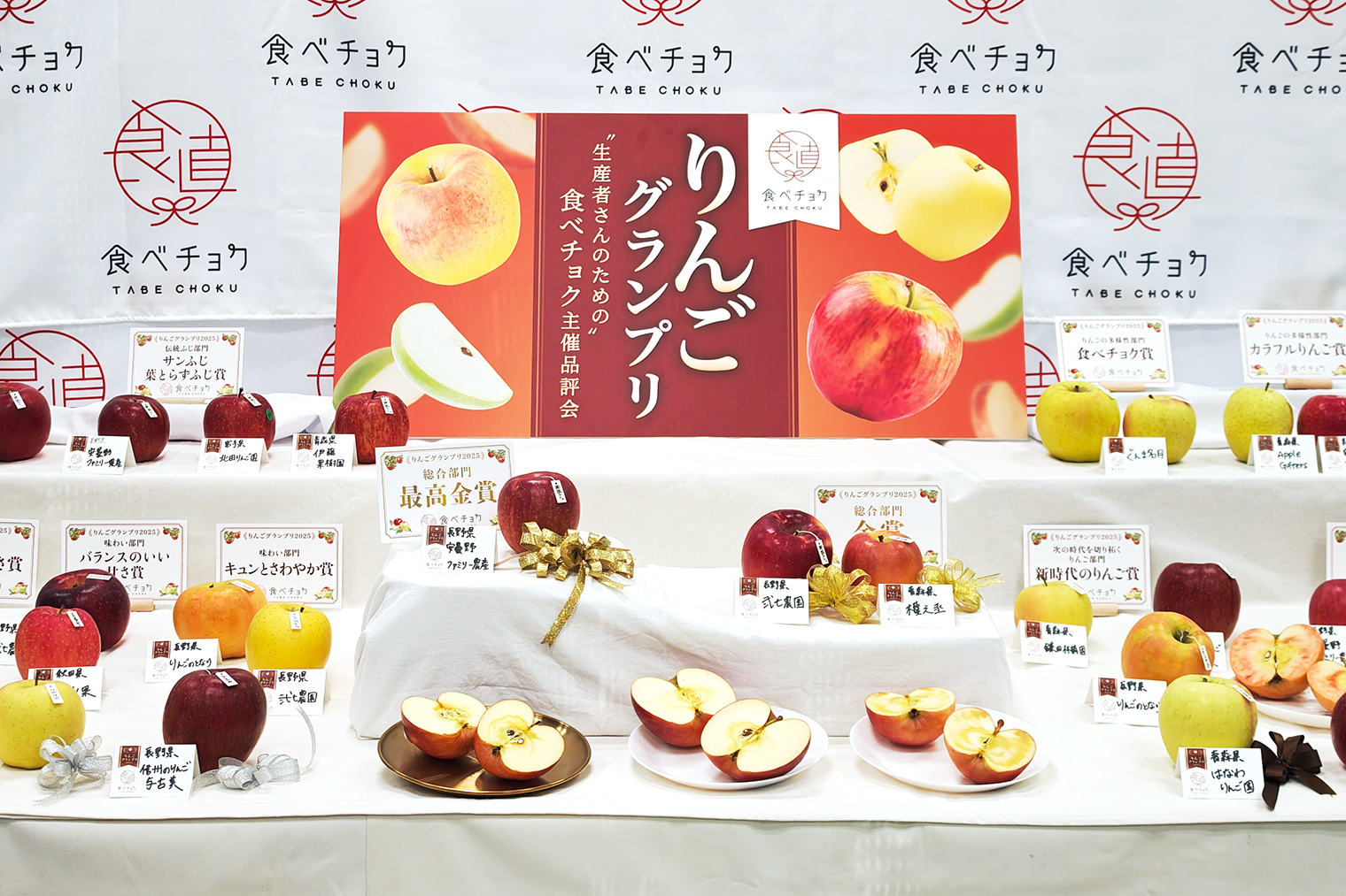 りんごグランプリの受賞結果